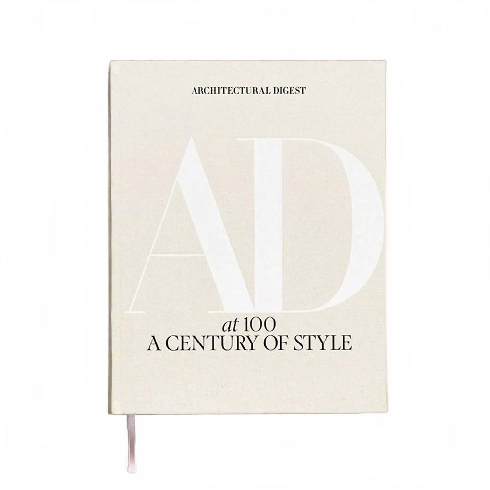 NEW ABRAMS BOOKS architectural digest at 100 a century of style book in beige